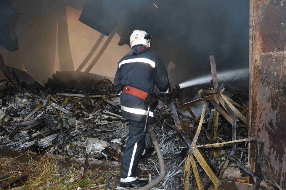 В Днепре спасатели потушили пожар площадью более 1500 м² - рис. 7